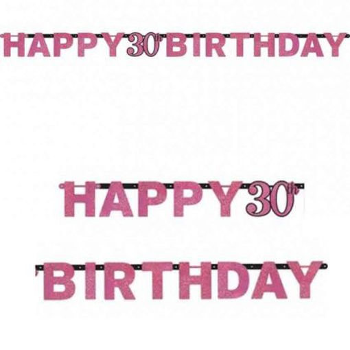 Picture of 30TH PINK CELEBRATION BANNER